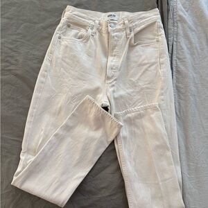 Agolde White Jeans